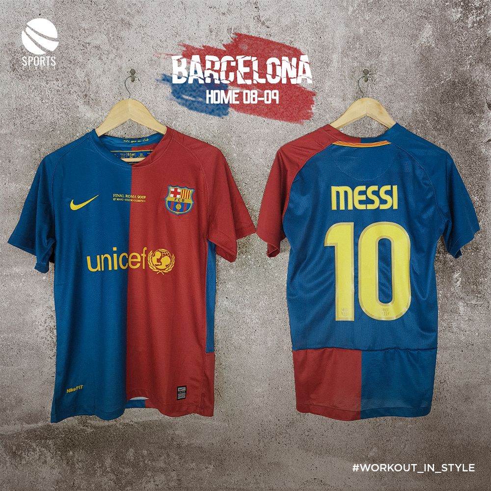 Barcelona Home Messi Classic Jersey 08-09